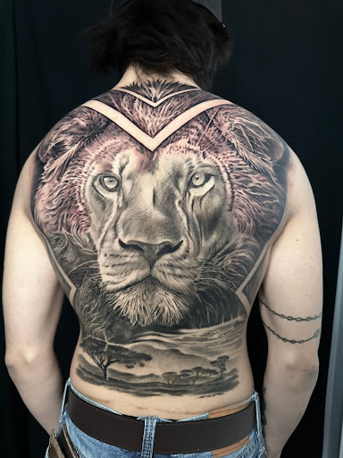 Explore ferret tattoo ideas, creative tattoo ideas in Benson, available at Dark Matter Tattoo Studio