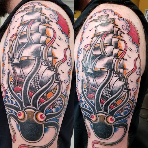 Explore babygirl tattoo ideas, creative tattoo ideas in Charleston, available at Broken Lantern Tattoo