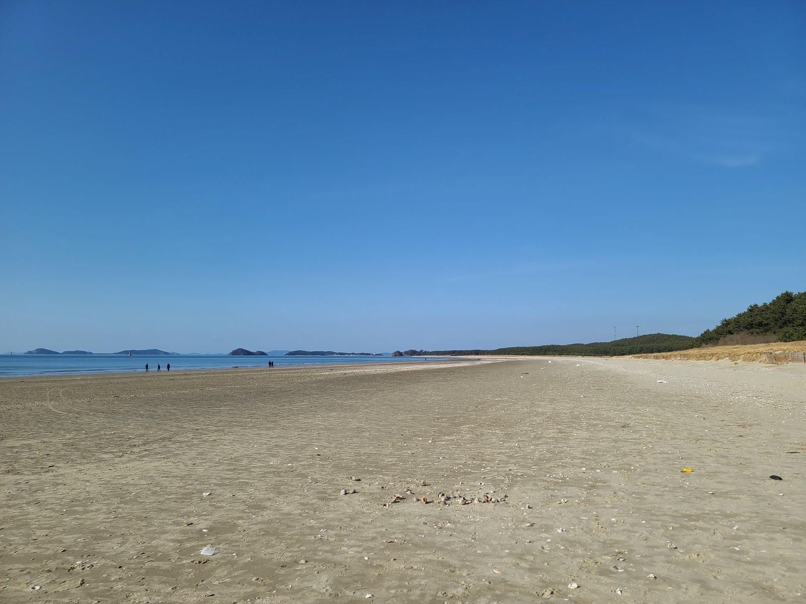 Fotografie cu Taean Beach cu nivelul de curățenie înalt