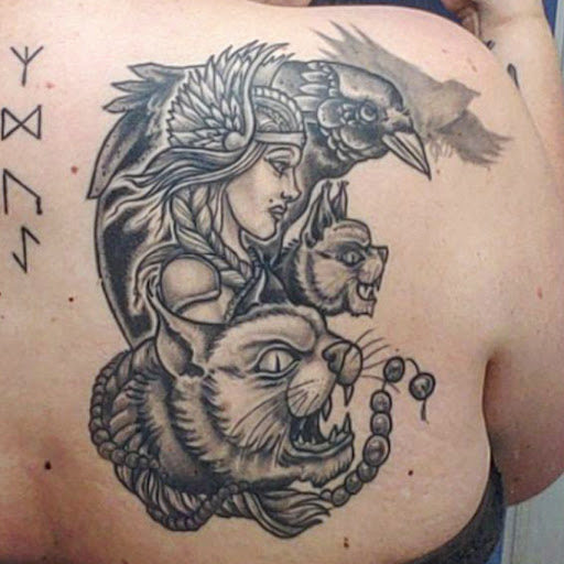 Explore america tattoo ideas, creative tattoo ideas in Lagrangeville, available at Black Cherry Tattoo Studio NY