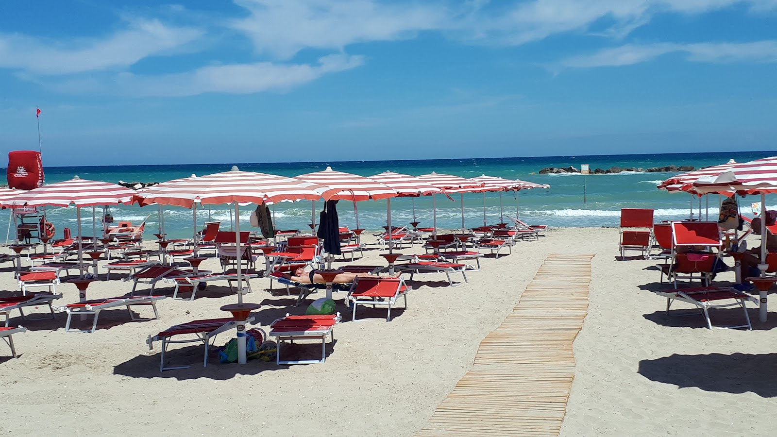 Fotografija Spiaggia del Foro di Ortona priljubljeno mesto med poznavalci sprostitve