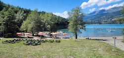 Foto von Plage Baie du Foreston teilweise hotelbereich