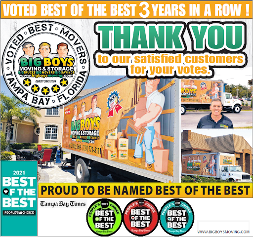 Moving and Storage Service «Big Boys Moving and Storage», reviews and photos, 1500 N Hercules Ave, Clearwater, FL 33765, USA