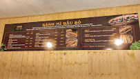 Restaurant vietnamien Banh mi dàu B à Paris (la carte)