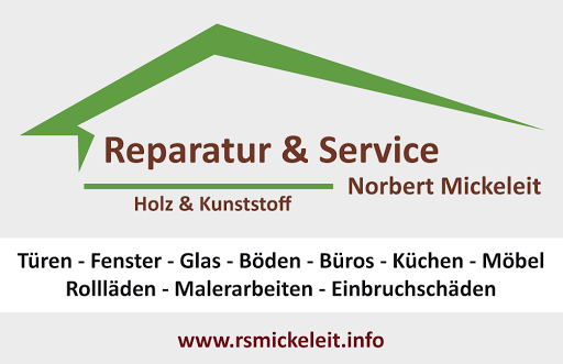 Reparatur & Service Norbert Mickeleit | Fenster & Türen | Glas | Rollläden