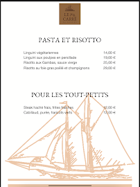 LE P'ti CARRE à Sainte-Maxime menu