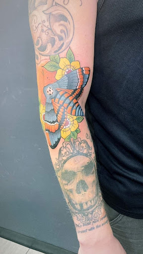 Explore small mountain tattoo ideas, creative tattoo ideas in Cadillac, available at Limitless Ink Tattoo Studio