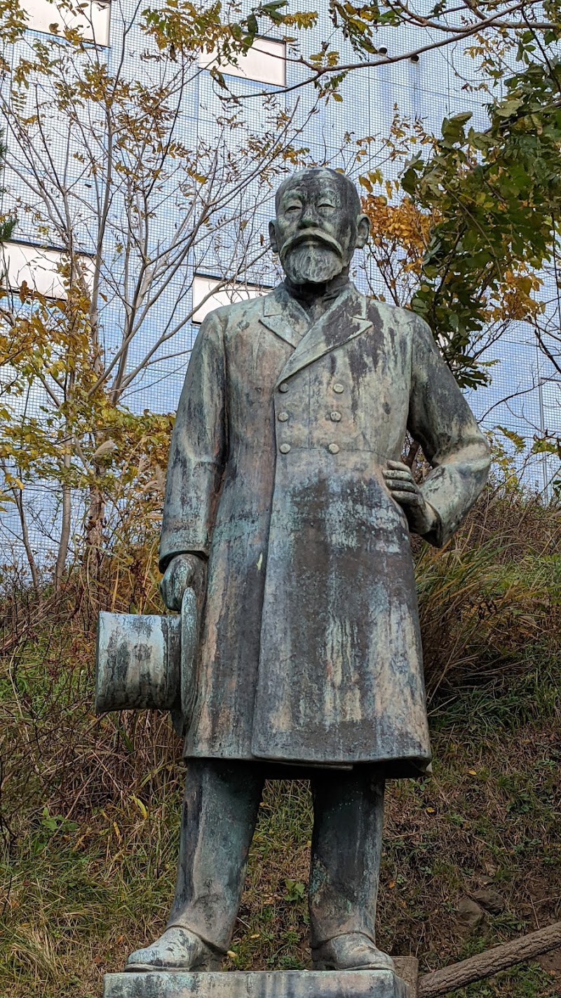 長谷川藤二郎の像