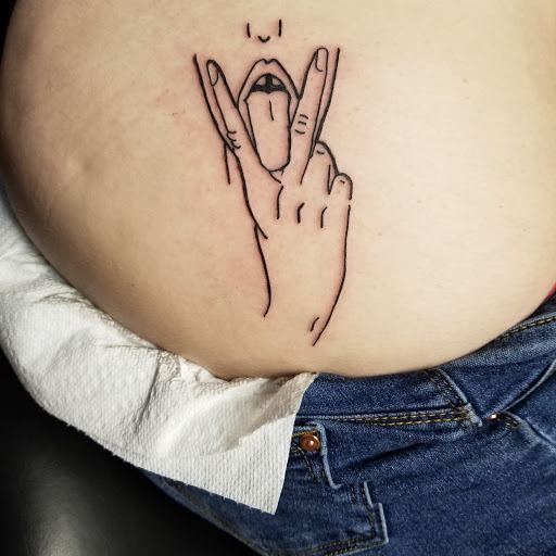 Explore foo fighters tattoo ideas, creative tattoo ideas in Cumberland, available at Queen City Ink