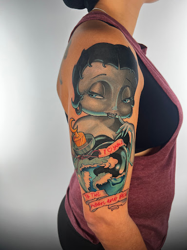 Explore girly tattoo ideas, creative tattoo ideas in Fort Lauderdale, available at Borrowed Time Tattoo