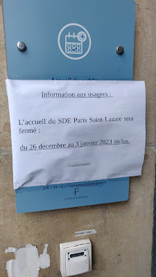 Service Départemental Enregistrement Saint-Lazare à Paris