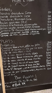 Restaurant MARE E MONTI à Bandol (la carte)