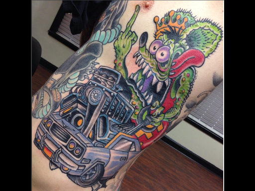 Explore gear tattoo ideas, creative tattoo ideas in Jacksonville, available at TrueLove Tattoo