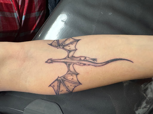 Explore forearm wolf tattoo ideas, creative tattoo ideas in Copperas Cove, available at Flashover Ink Tattoo