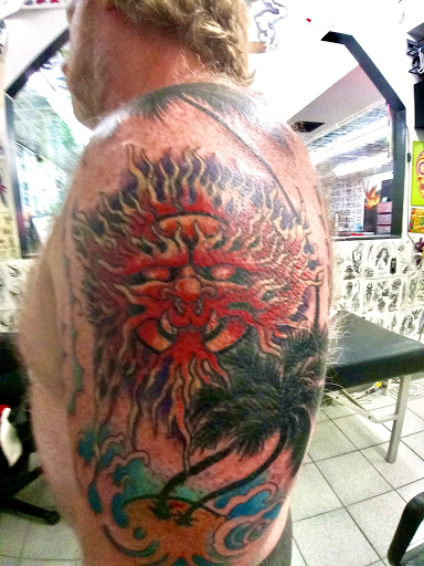 Explore memphis tattoo ideas, creative tattoo ideas in South Padre Island, available at Peggys Temporary & Permanent Tattoos