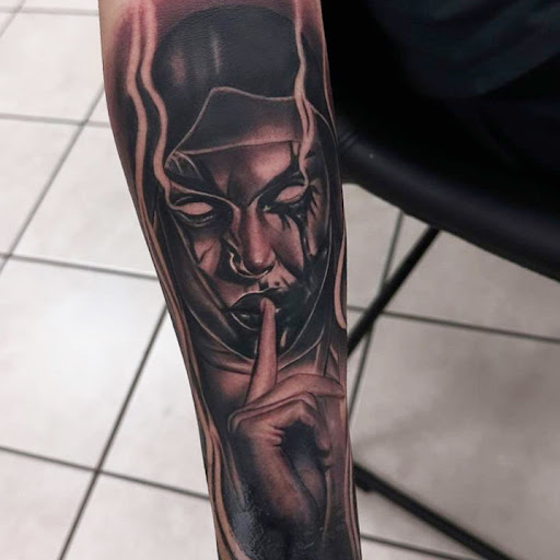 Explore men's skull tattoo ideas, creative tattoo ideas in Hesperia, available at Inceptive Art Studio