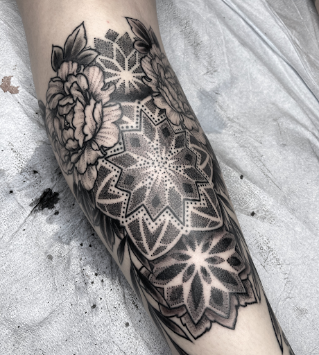 Explore baddie tattoos ideas, creative tattoo ideas in Edgewood, available at Wild Coyote Tattoo