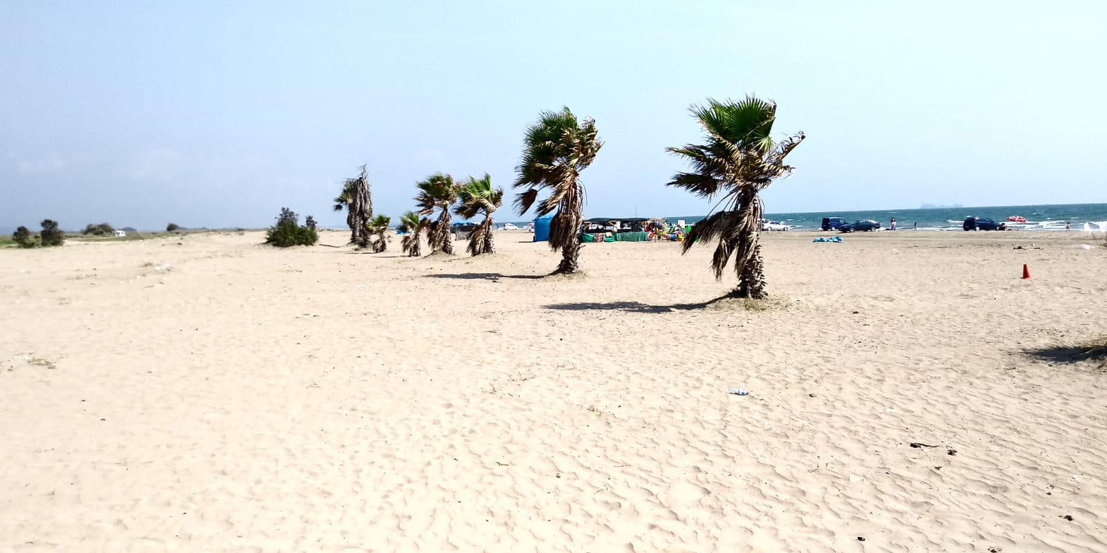 Foto av Burnaz beach med turkos rent vatten yta