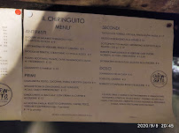 Menu du Il Chiringuito à Bozzole