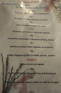 Menu / carte de Restaurant Le Colvert, Chez p'tit père à Villeneuve-en-Retz