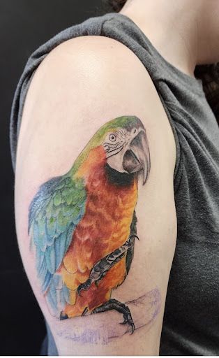 Explore cancer tattoo ideas for guys, creative tattoo ideas in Wisconsin Dells, available at Twisted Dimensions Tattoo Studio