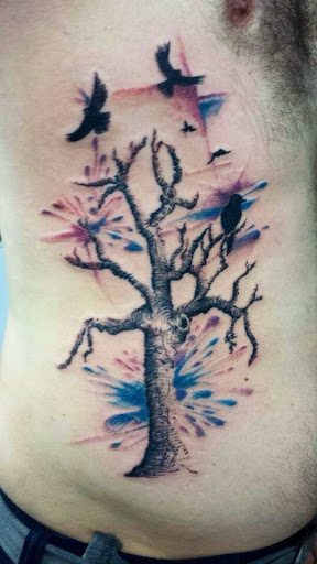 Explore june birth flower tattoo ideas, creative tattoo ideas in Roanoke, available at RailYard INK