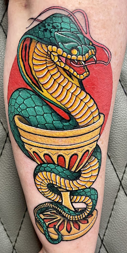 Explore small frog tattoo ideas, creative tattoo ideas in Meridian, available at Burn The Boats Tattoo