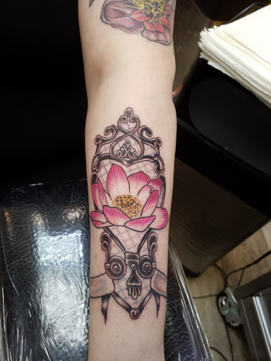 Explore mens bicep tattoo ideas, creative tattoo ideas in Shakopee, available at Crazy Lady Ink LLC