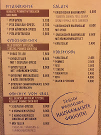 Gyrosland à Lübeck carte