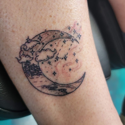 Explore song lyric tattoo ideas, creative tattoo ideas in Traverse City, available at Pinups & Needles