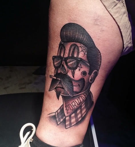 Explore scorpio constellation tattoo ideas, creative tattoo ideas in Junction City, available at Junction City Tattoo
