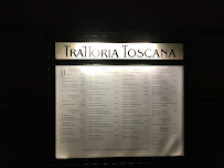 Carte du Trattoria Toscana à Heidelberg