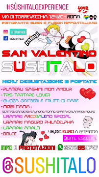 Sùshitalo - Sapore Italiano à Rome menu