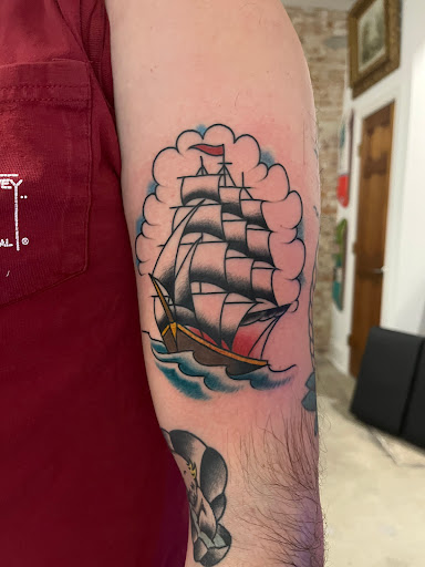 Explore forearm tattoo ideas simple, creative tattoo ideas in Cambridge, available at Choptank Tattoo