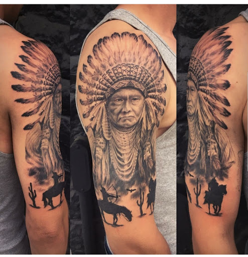 Explore silverback gorilla tattoo ideas, creative tattoo ideas in Rehoboth Beach, available at Tattoo Galaxy (Rehoboth Beach) Piercing & Custom tattoos