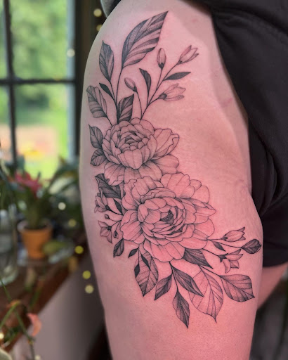 Explore detroit tattoo ideas, creative tattoo ideas in New Hartford, available at Earthbound Ink