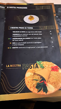 Mirò à Turin menu