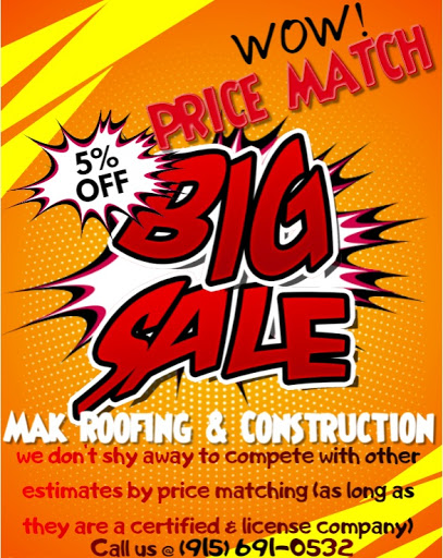 Roofing Contractor «Mak Roofing & Construction - Residential | Commercial Roofer & Spray Foam», reviews and photos