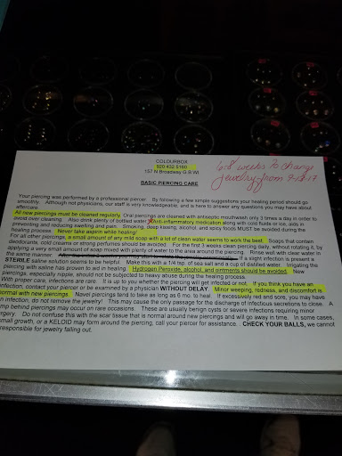 Explore chicago marathon tattoo ideas, creative tattoo ideas in Green Bay, available at Colourbox Body Piercing Llc