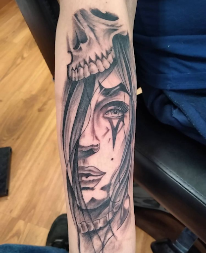 Explore bahamas tattoo ideas, creative tattoo ideas in New Braunfels, available at To The Moon Tattoo Studio