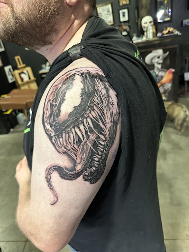 Explore runic tattoo ideas, creative tattoo ideas in Oklahoma City, available at Last Wolves Tattoo Society