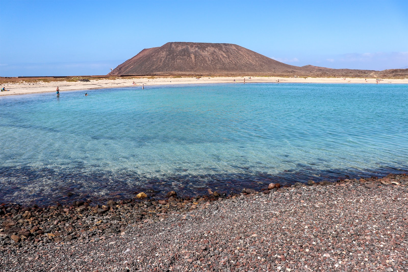 Foto di Playa De La Concha De Lobos con molto pulita livello di pulizia