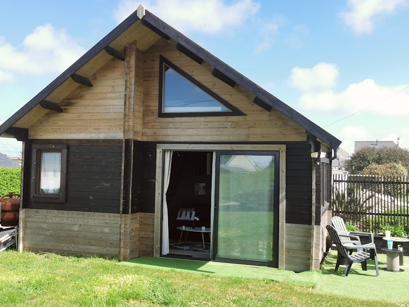 La cabane en bord de mer avec piscine à Plouguerneau (Finistère 29)