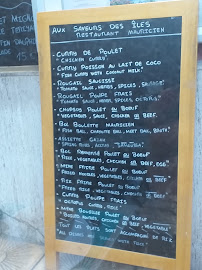 Menu du Aux Saveurs des Îles à Beausoleil