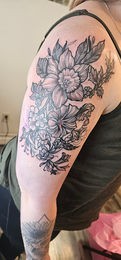 Explore scary movie tattoo ideas, creative tattoo ideas in Dover, available at Temple Tattoo