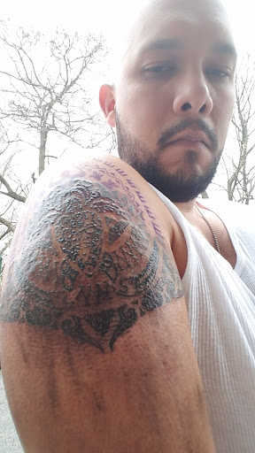 Explore lion tattoo ideas, creative tattoo ideas in Cheltenham, available at Louder Than Bombs Tattoo
