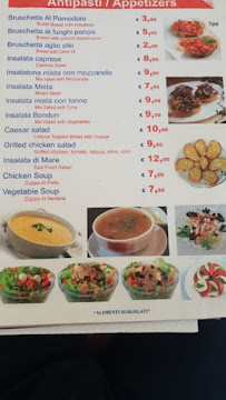 Restaurant Bar Pizzeria Ristorante Ottaviano à Rome (le menu)