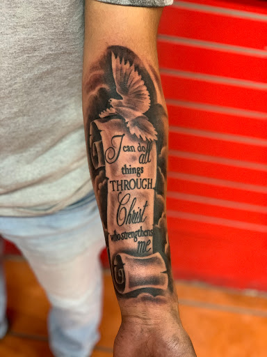 Explore courage tattoo ideas, creative tattoo ideas in El Paso, available at Estilo Firme Tattoo Co.