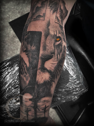 Explore forearm tattoo ideas men, creative tattoo ideas in Houlton, available at Crowes Tattoos