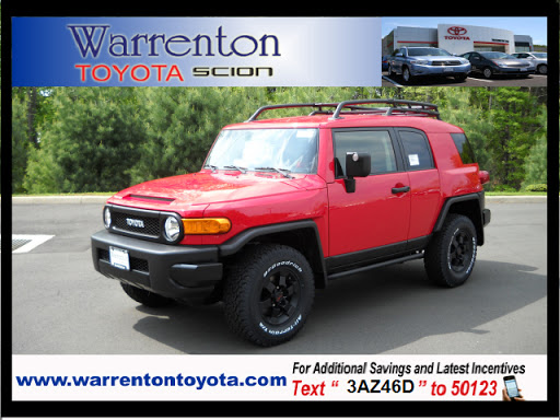 Toyota Dealer «Warrenton Toyota», reviews and photos, 6449 Lee Hwy, Warrenton, VA 20187, USA